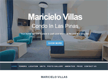 Tablet Screenshot of dmcimaricielovillas.com